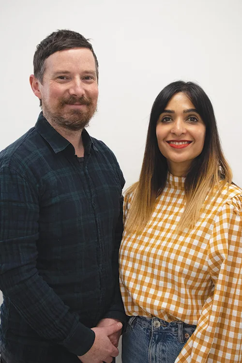 Simon and Amelia, the principal dentists at Kings Hill Dental